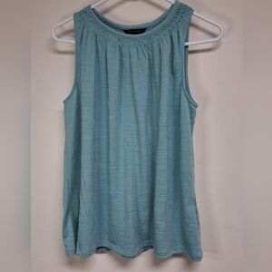Banana RepublicTank Top Small Aqua Poly Blend Lightweight Beach  Resortwear
